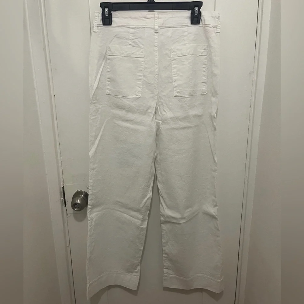 Frank & Eileen Wexford Wide Leg Linen Pant size 6 - Picture 2 of 5